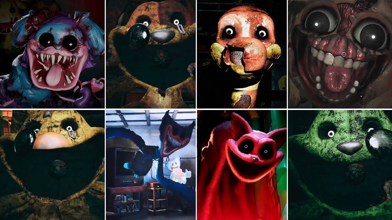 poppy playtime_ chapter 3 - all jumpscares