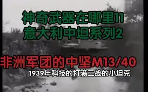 Descargar video: 神奇武器在哪里11-意大利二战装甲部队的中坚M40