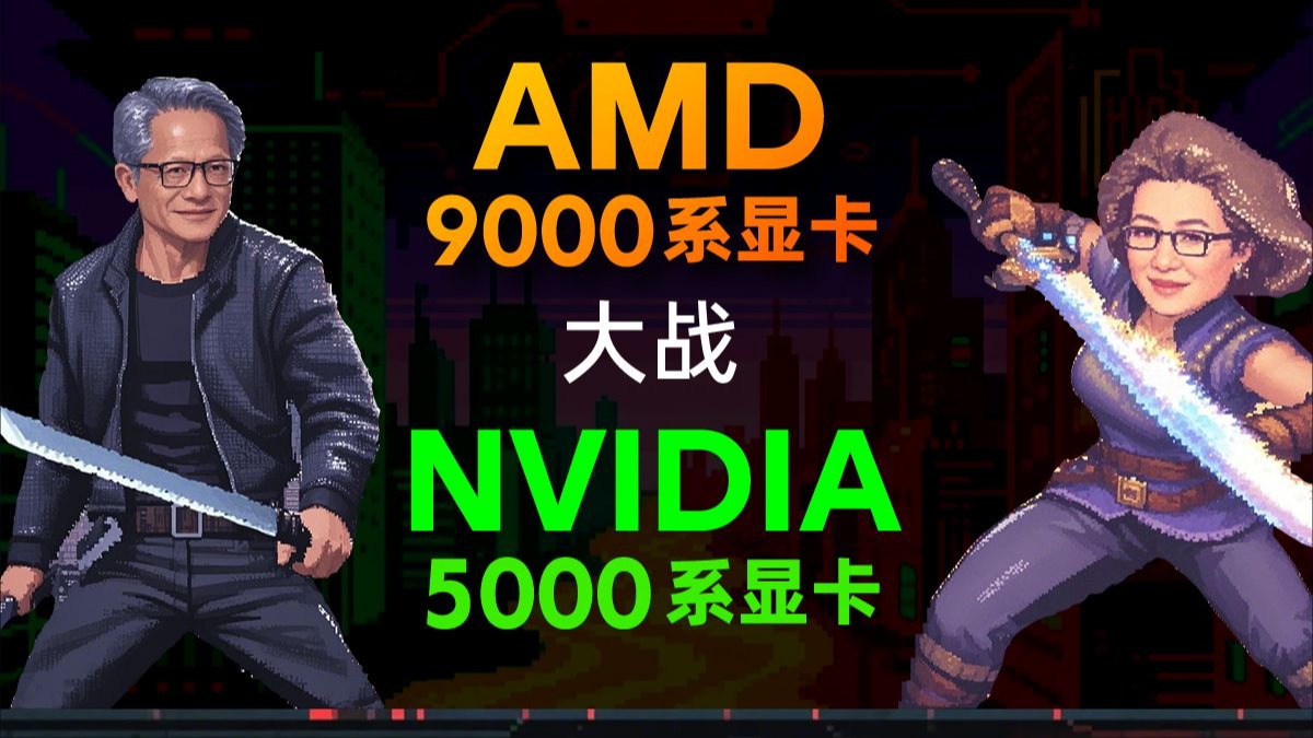 终极对决!AMD大战NVIDIA!9070XT,9070,5080,5070Ti,5070,7900XTX,7900XT 显卡大乱斗!【天才赵德柱】