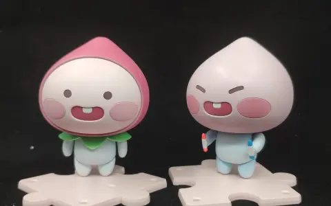 万代 拼装模型 kakao friends 可可朋友 桃子apeach 屁桃(重喷)