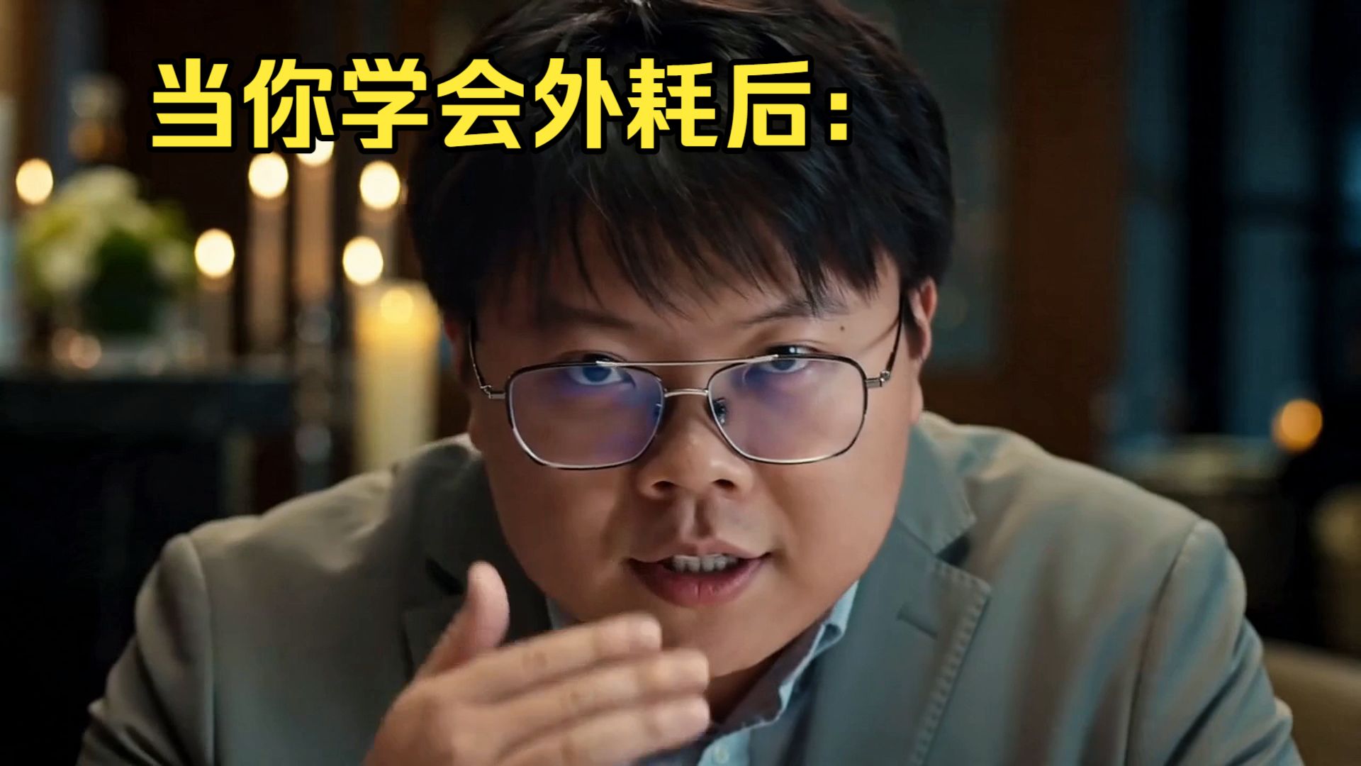 当你学会外耗他人后