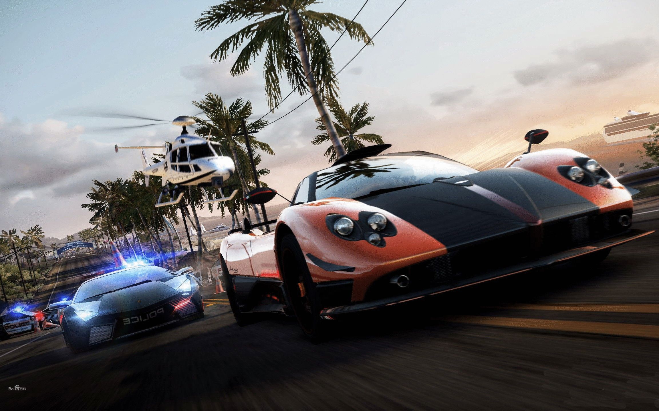 极品飞车14 帕加尼警车午夜毒图 priority call 3:01.