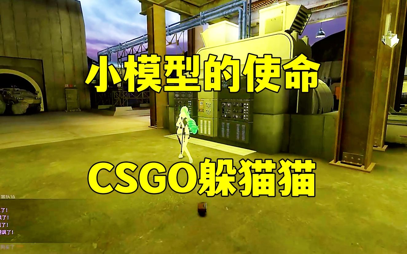 csgo躲猫猫,本来想好好藏一局,内心却让我完成小模型的使命