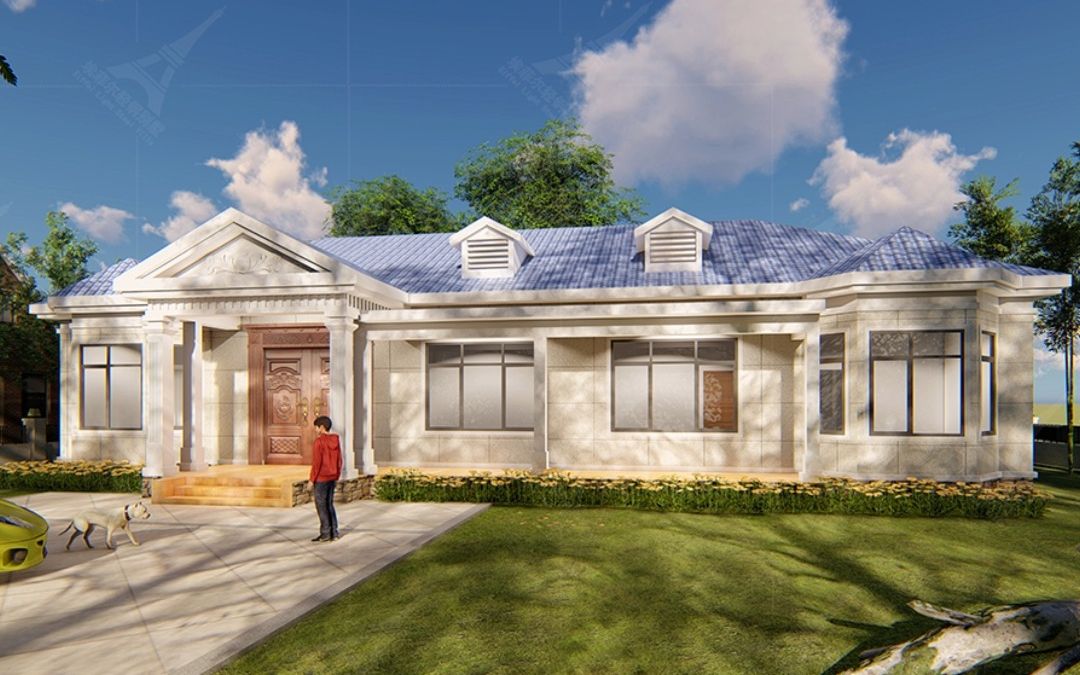 最适合农村的一层自建别墅:四室两厅一厨两卫