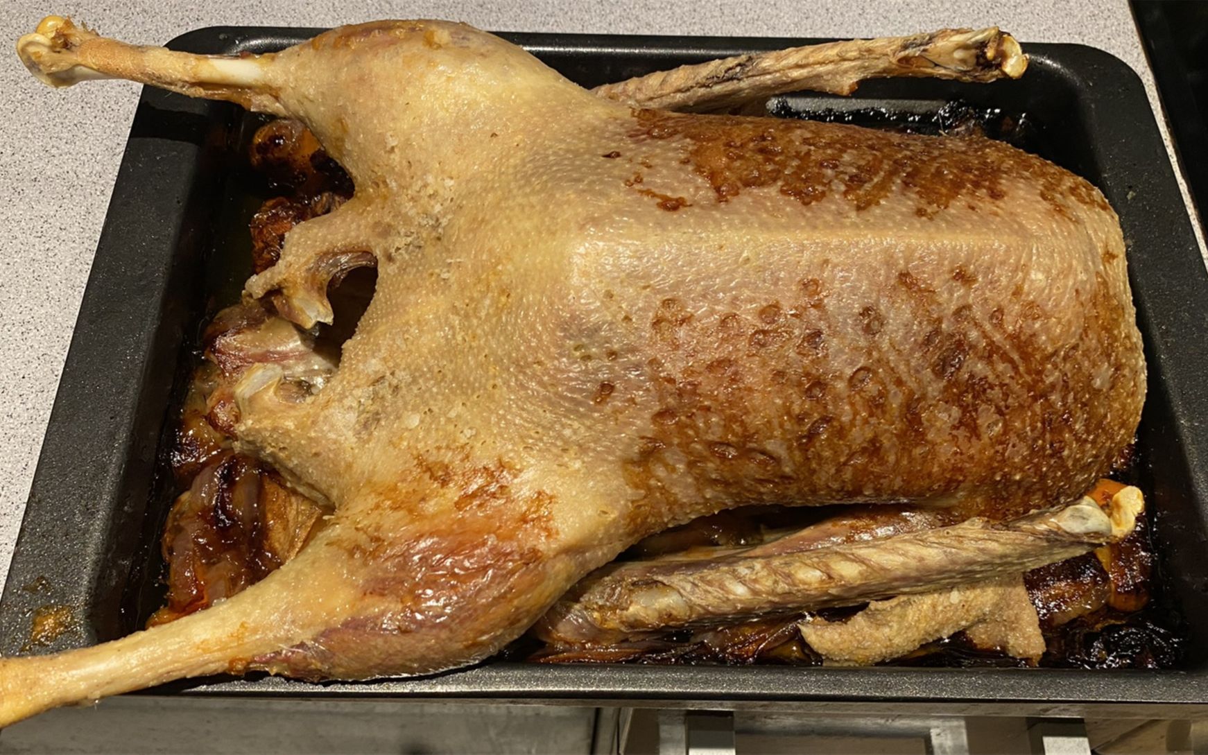2021年圣诞烤鹅(christmas roast goose 2021)