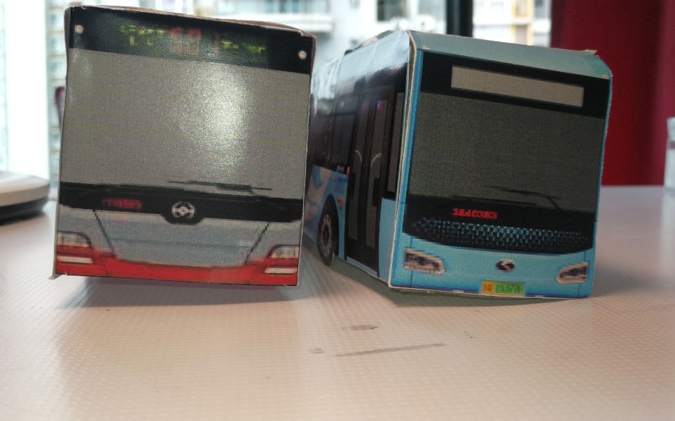 北京BRT公交纸模型图片