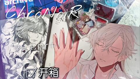 CNR+再贩设定集开箱】ChroNoiR2020年再販BOXセット开箱记录视频-哔哩哔哩