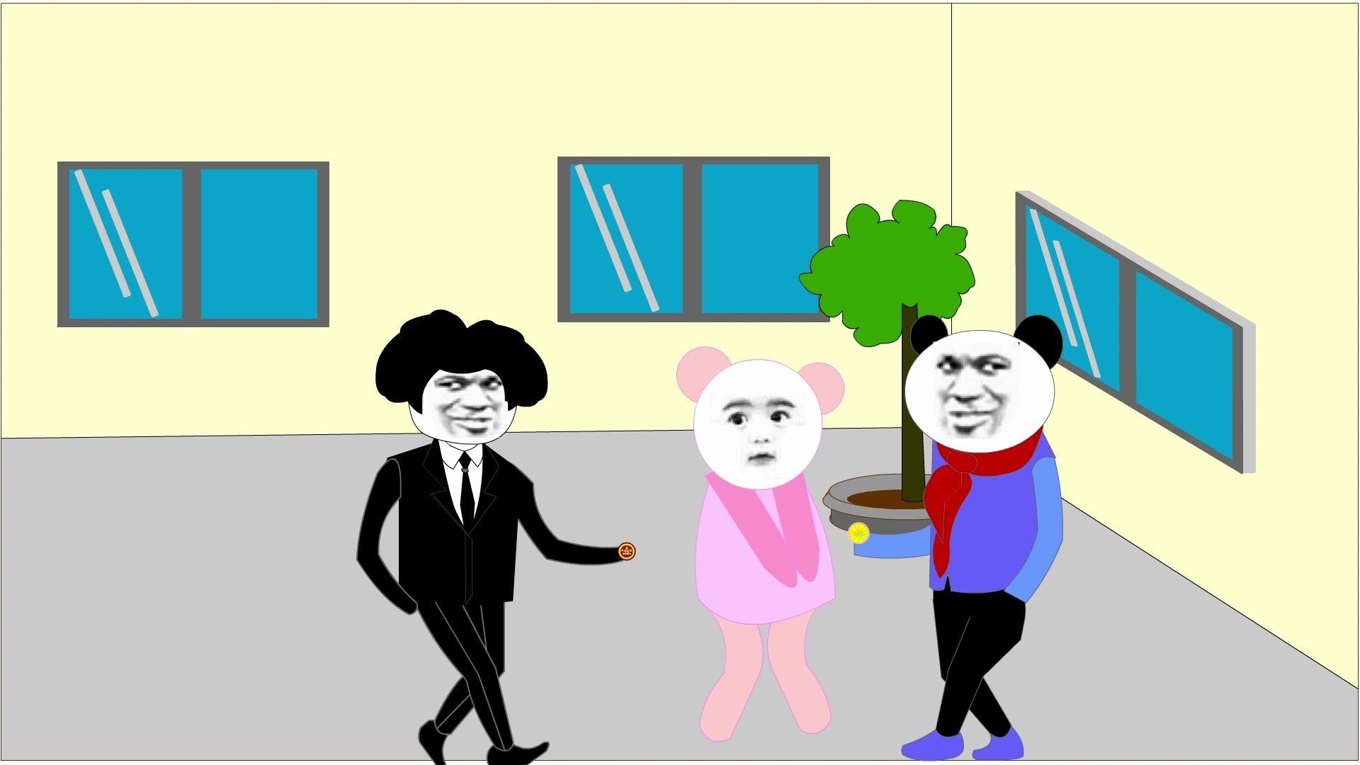 沙雕动画儿童时期的攀比学做沙雕动画的第三天
