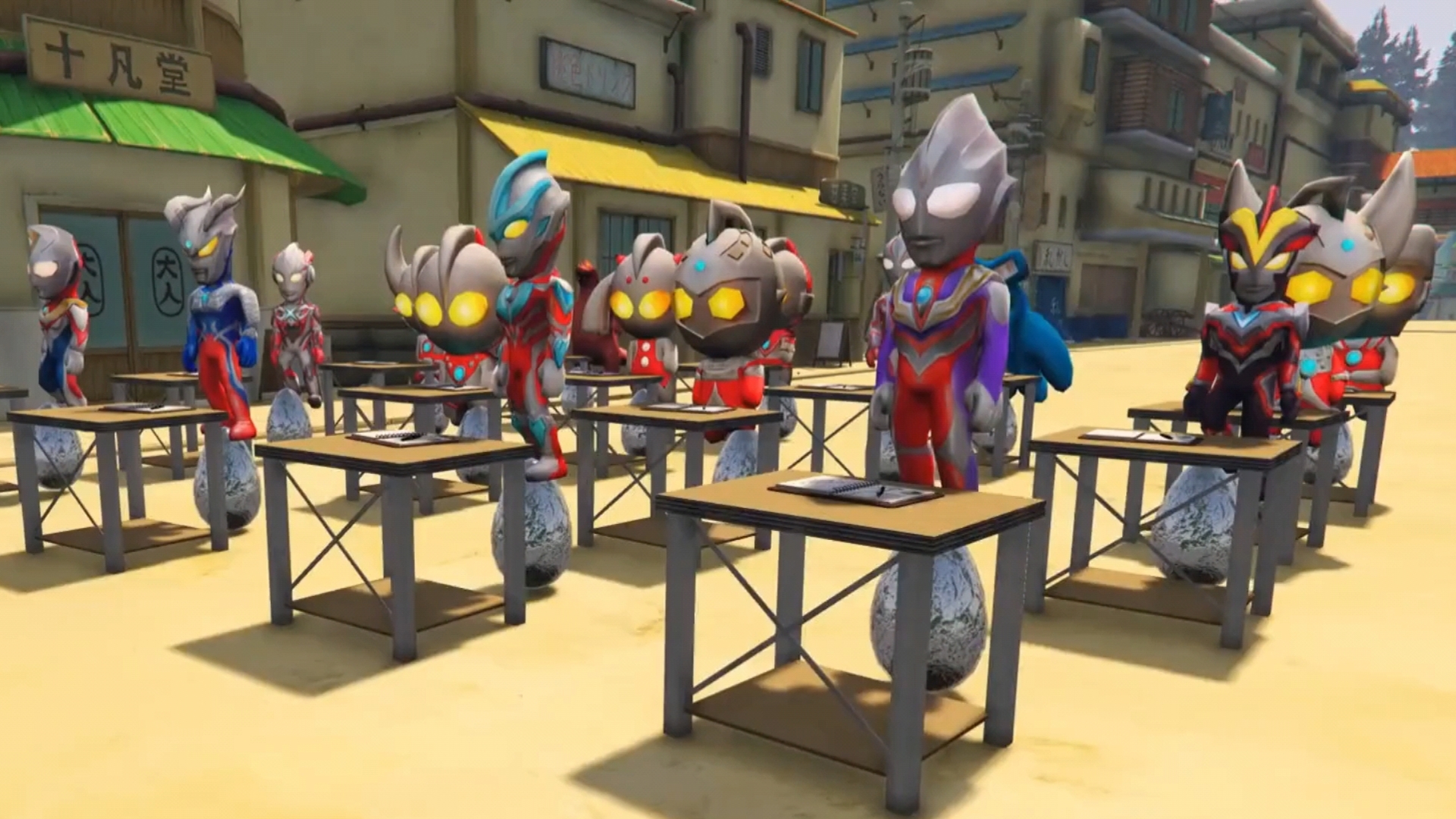 光之国小学开课了,小奥特曼选举班长