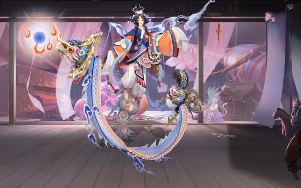 【阴阳师】sp纺愿缘结神点触动画 缘庭唱歌彩蛋(缘游龙舞-龙年限定)