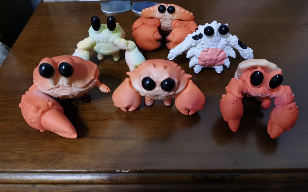 盲盒开箱, 水产世界盲盒 蟹蟹 每个都有可爱大眼睛像外星人_哔哩哔哩