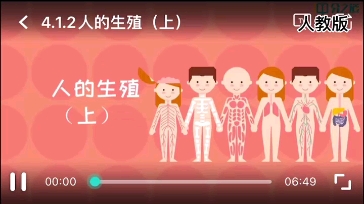 [图]七年级下册 生物 人的生殖