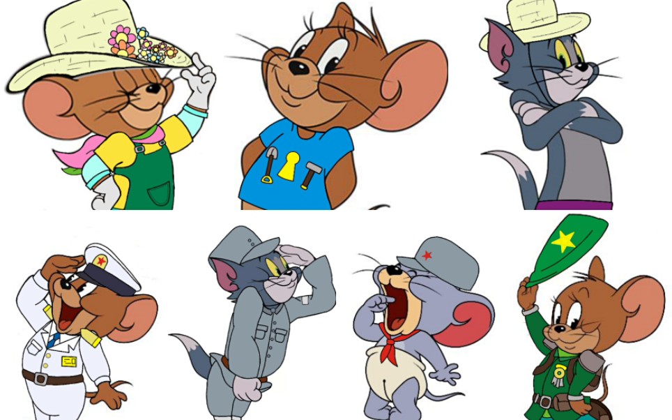 猫和老鼠自制皮肤,军装,劳动主题.