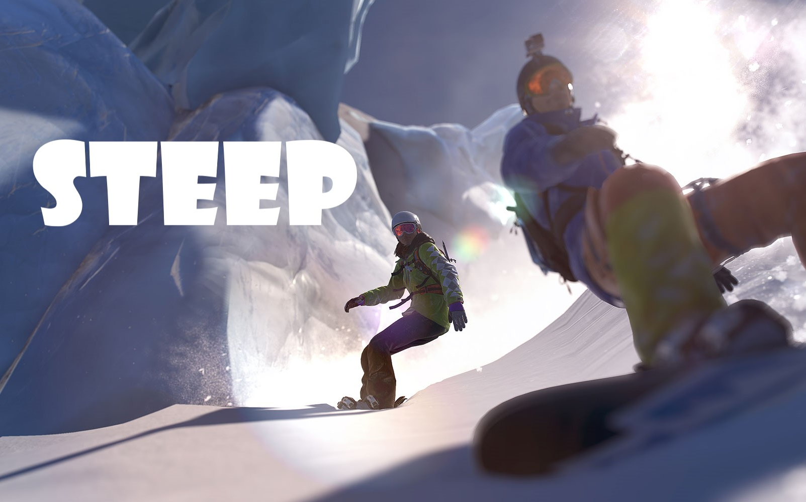 集锦极限巅峰steep手柄萌新单板翼装主机游玩