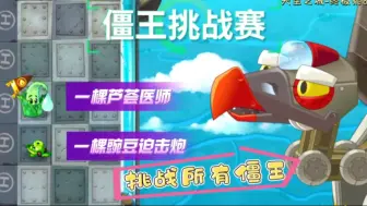 Télécharger la video: 僵王挑战赛：一棵芦荟医师和一棵豌豆迫击炮挑战所有僵王