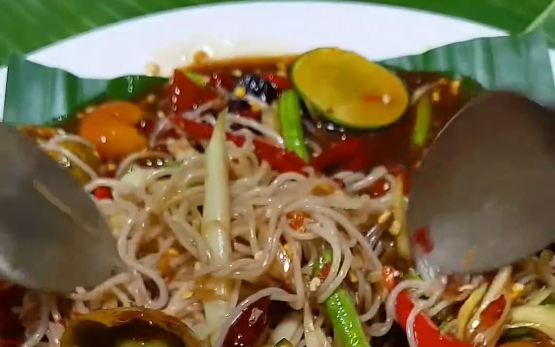 青木瓜沙拉 papaya salad