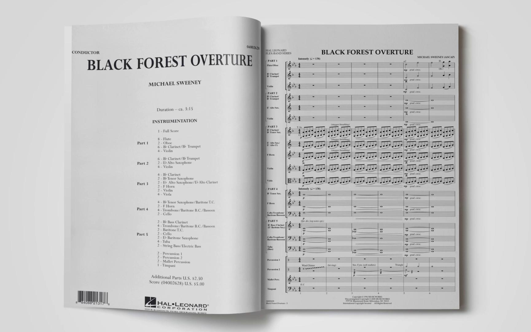 [图]黑森林序曲 Black Forest Overture 灵活编制作品