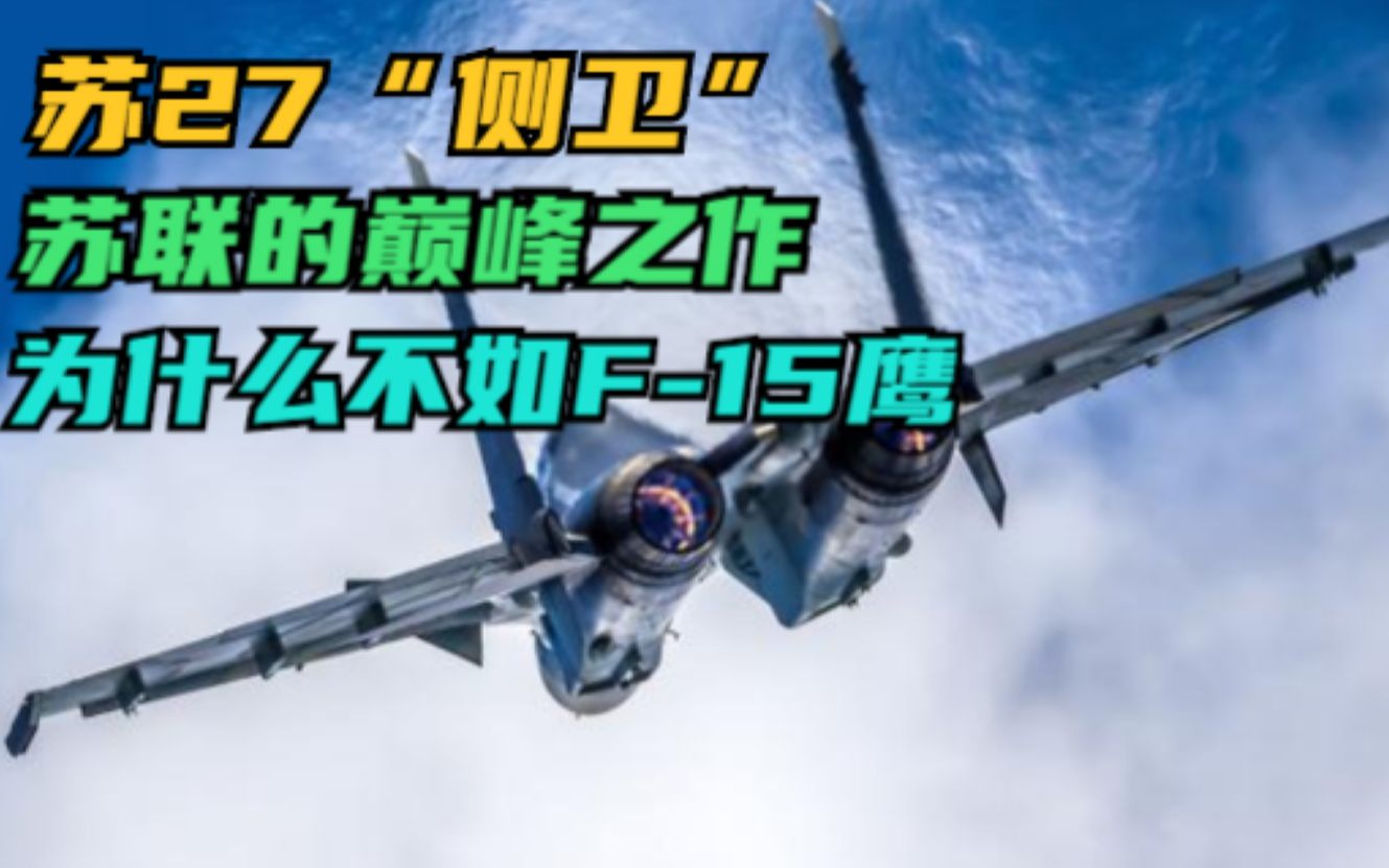 [图]苏联最后的荣耀，苏27“侧卫”空重17.45吨，为什么不如F-15鹰式