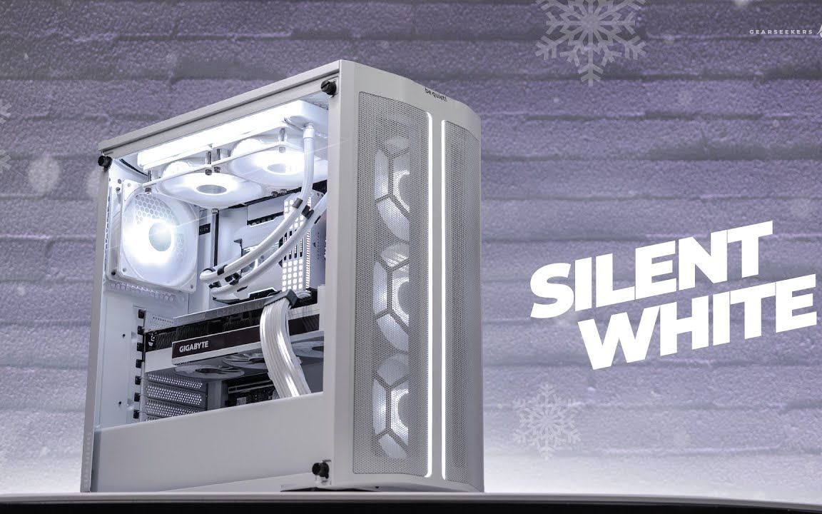 gearseekers静谧之白5950xrtx3080技嘉vision装进必酷bequietpurebase