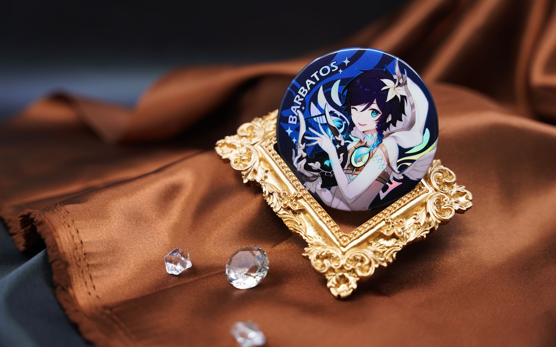 原神同人周边 双闪吧唧设计成品展示哦