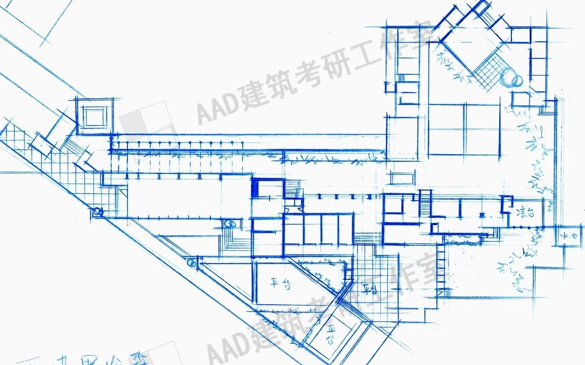 风车型构图与中国古典园林分析【安徽博物馆ⷮŠ西塔里埃森ⷧ•™园和网师园】AAD高师傅经典案例课堂⑥哔哩哔哩bilibili