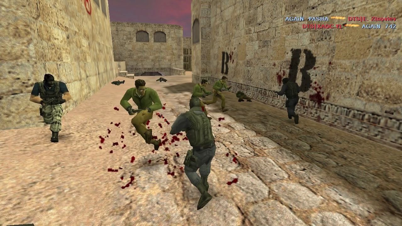 cs16的那些刀战5杀