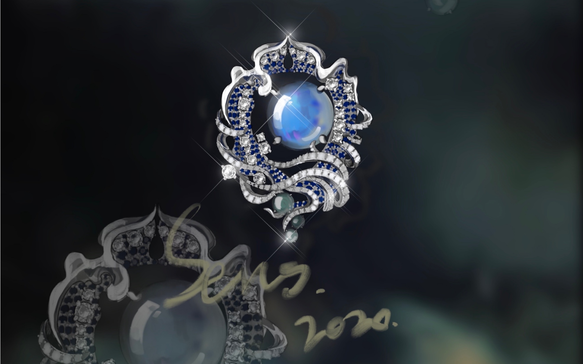 以名画为灵感的珠宝设计33/4