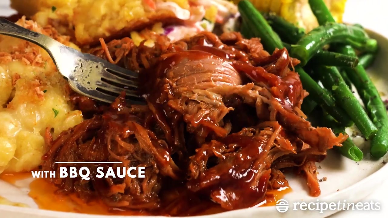 Pulled Pork with BBQ Sauce哔哩哔哩bilibili