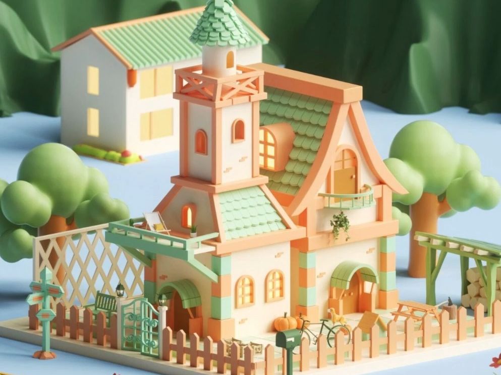 【今天教建模小房子】3dmax零基础教学!