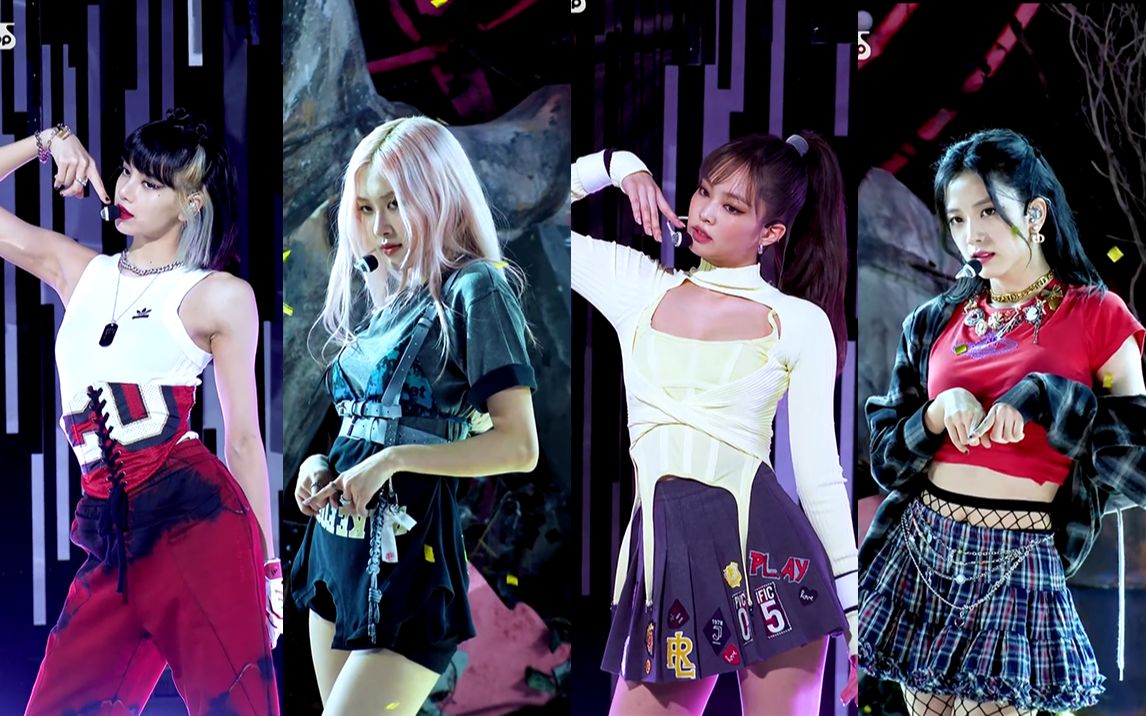 【blackpink】 lovesick girls pretty savage人气歌谣初一位舞台,全