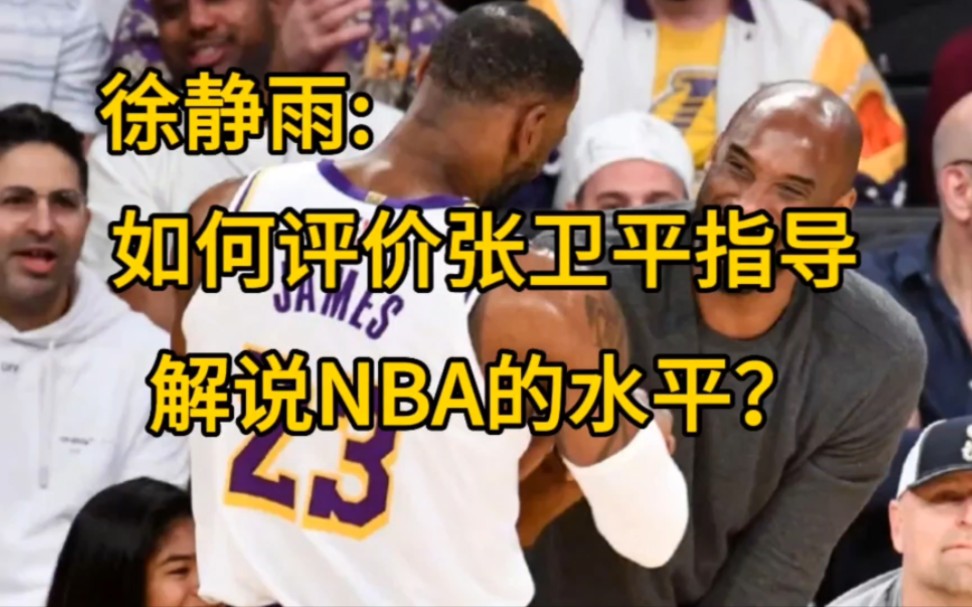 徐静雨:如何评价张卫平指导解说NBA的水平?哔哩哔哩bilibili