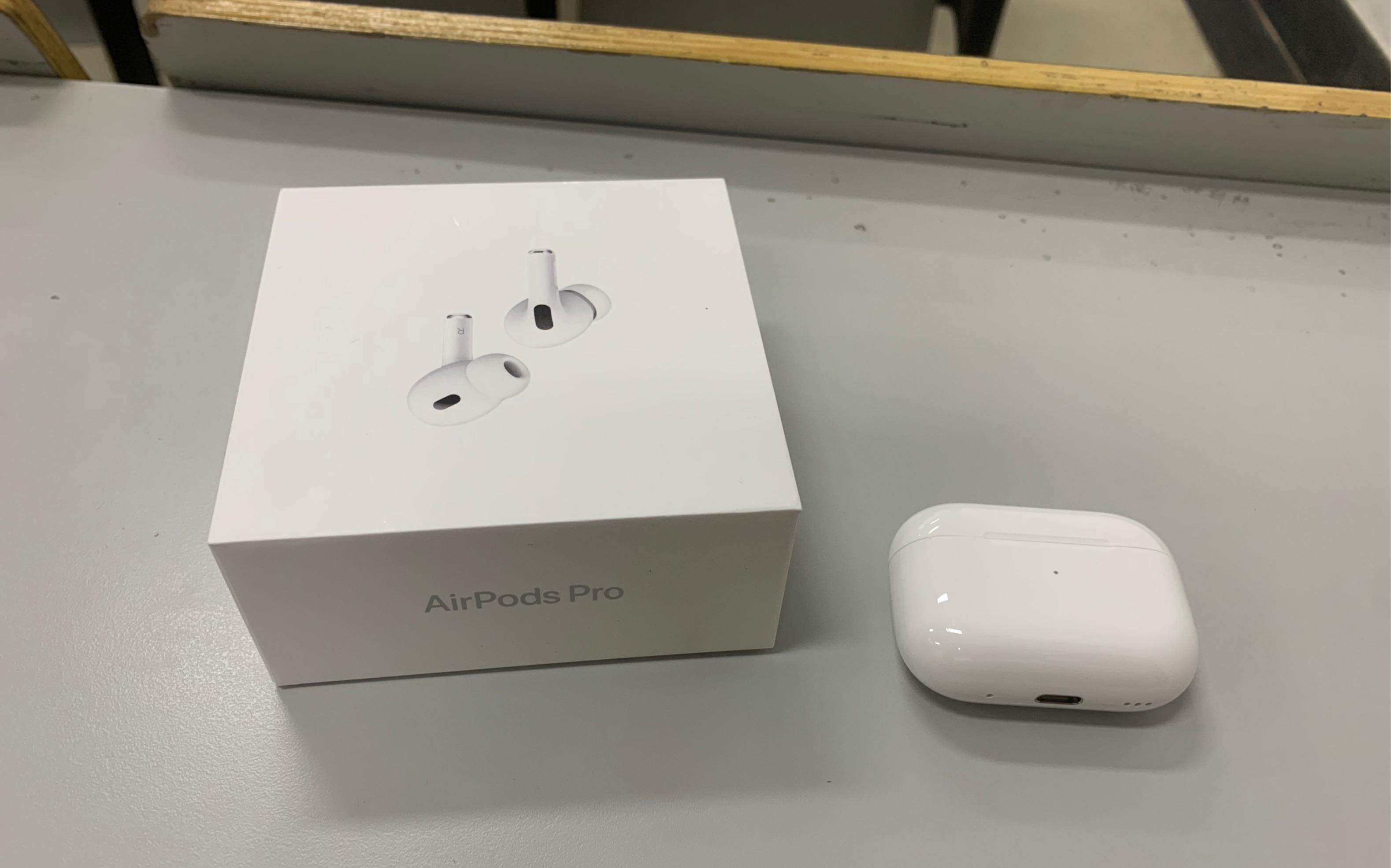 双十一买的airpods pro2到货了,教室简单录个开箱