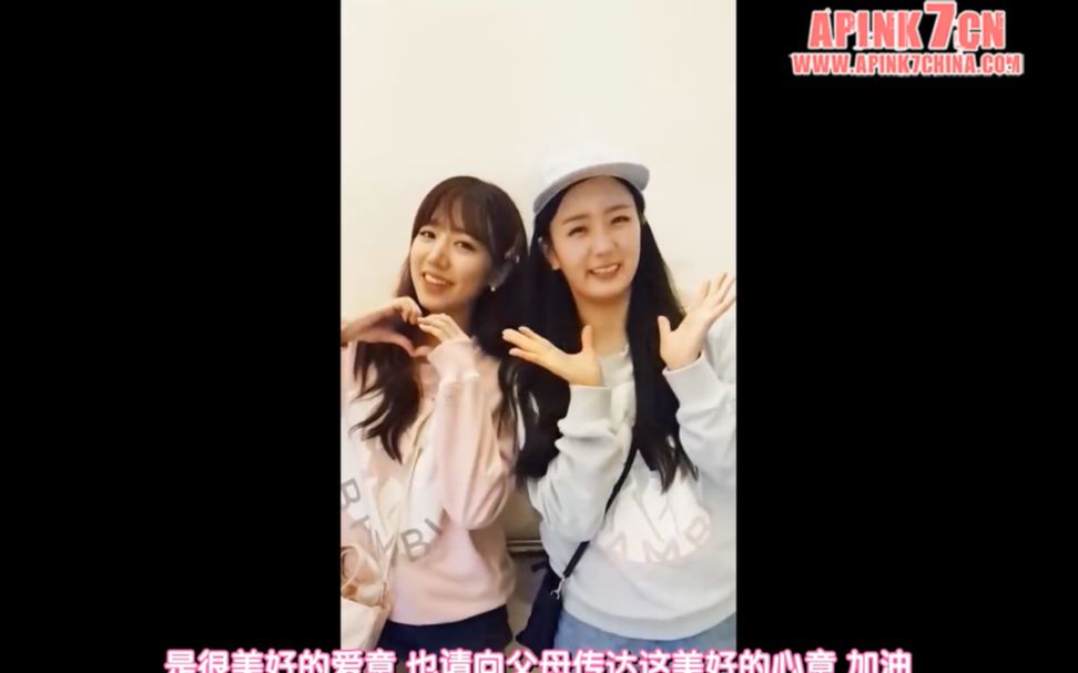 [图]160429.Apink 普美南珠 希望的天空应援Message