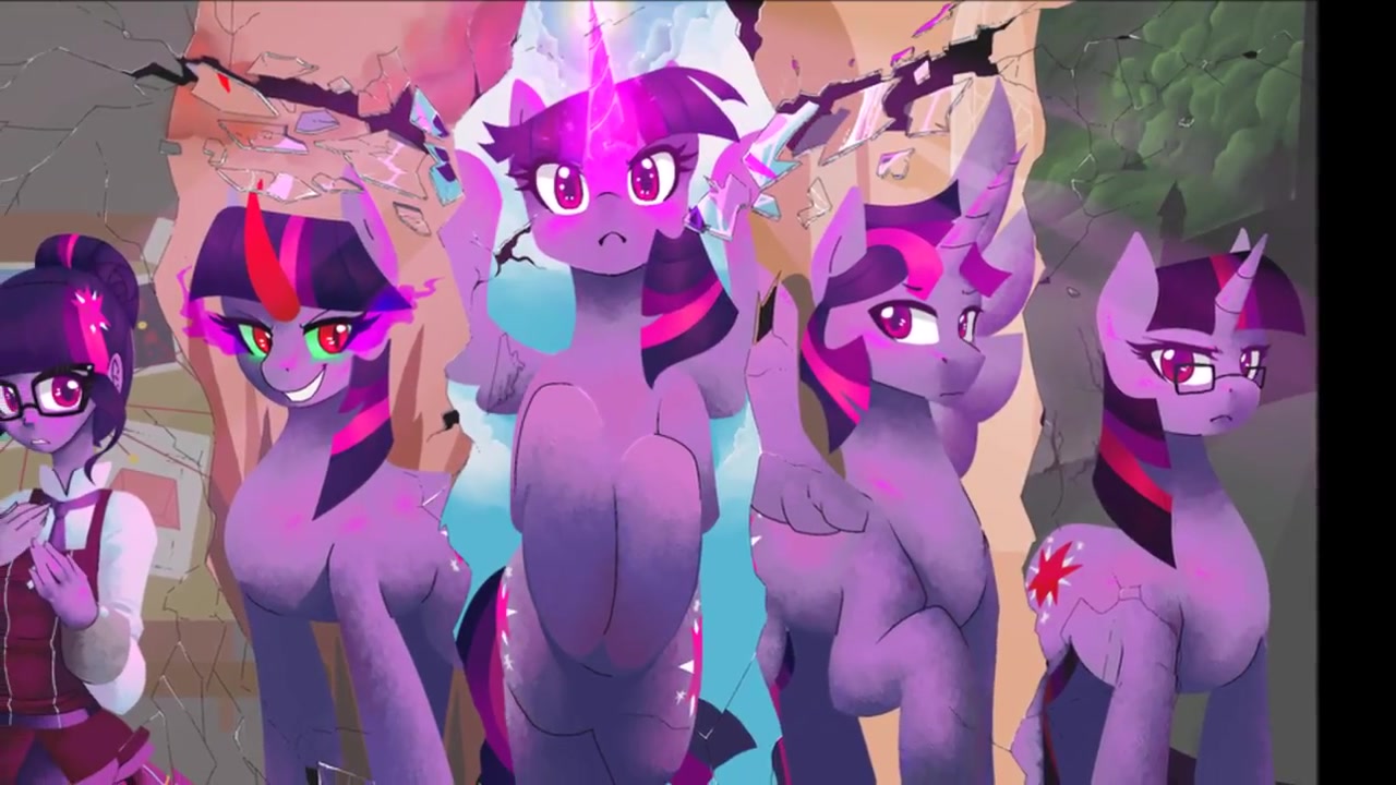 [图]黑化暮光闪闪/黑晶王 MLP Dark Twilight and King Sombra[彩虹小马/小马宝莉]