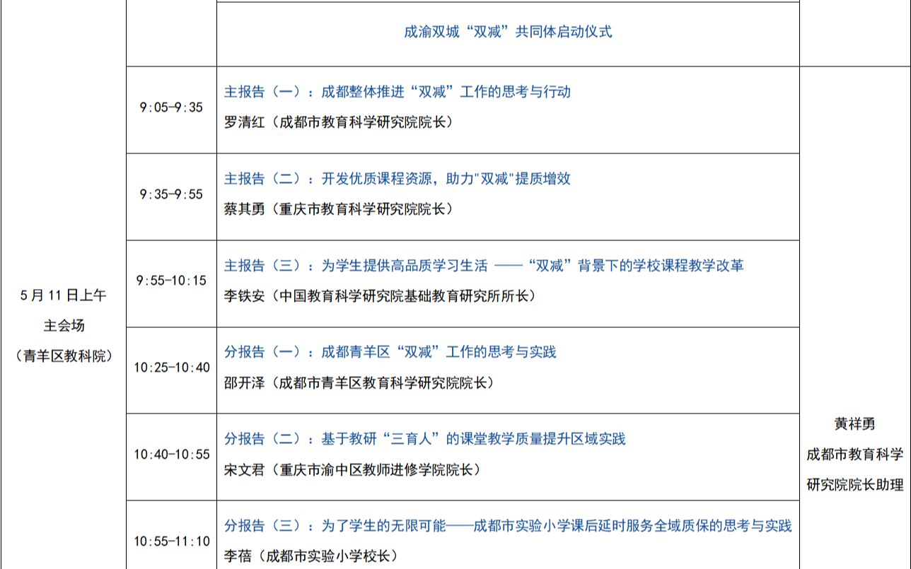 [图]20220511【主会场】成渝双城经济圈“双减”背景下基础教育高质量发展研讨会