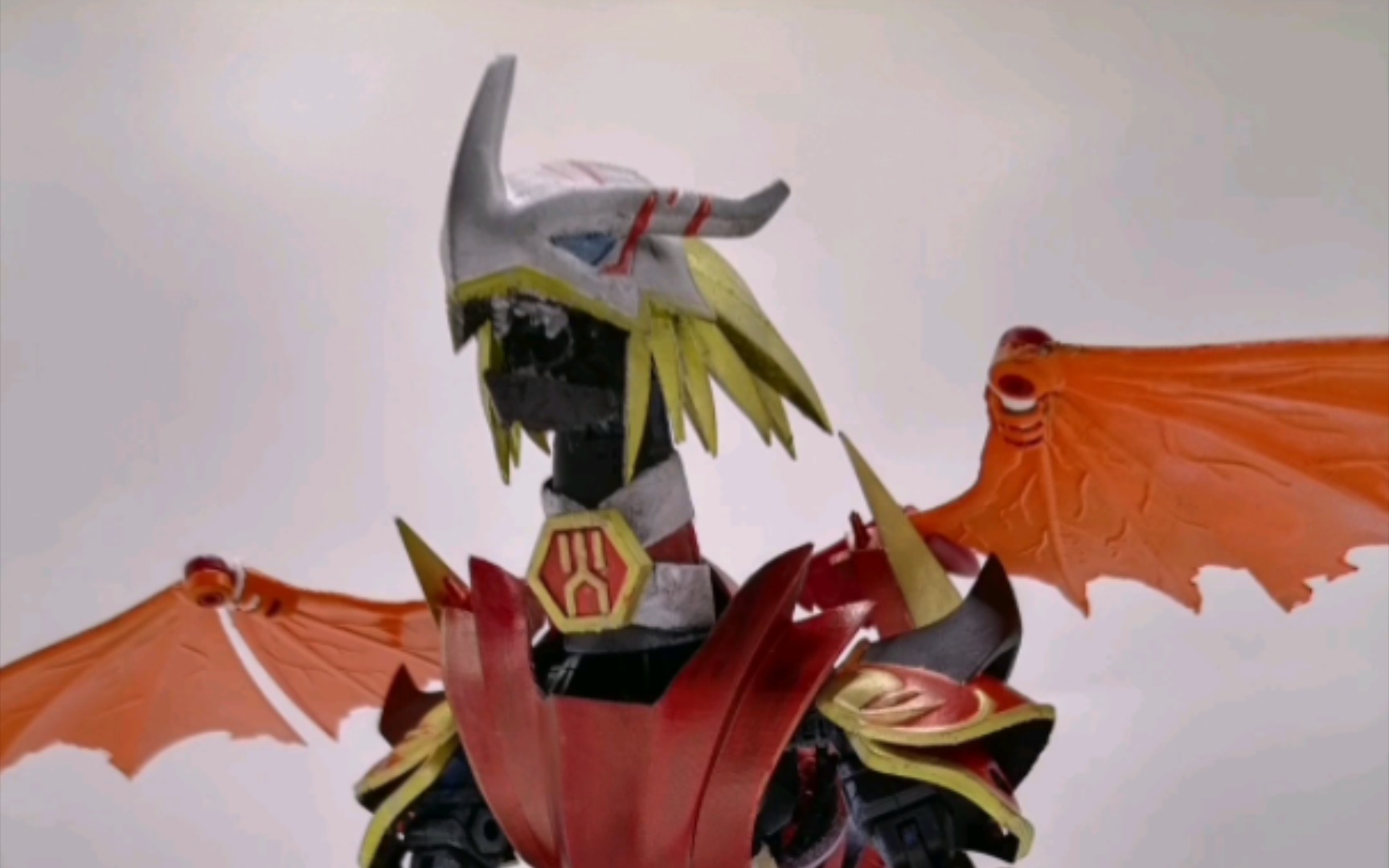 【数码宝贝模型改造】万代frs-a帝皇龙甲兽改古代暴龙兽