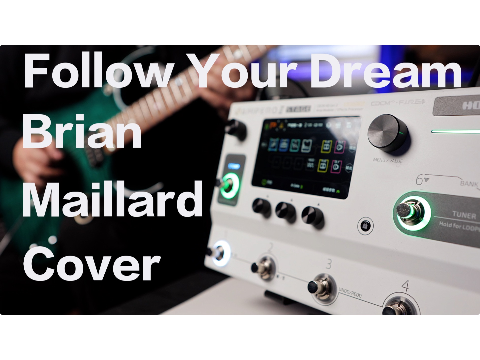 【电吉他】Brian MaillardFollow Your Dream(Cover)哔哩哔哩bilibili