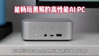 Descargar video: HX370是智商税，还是有真魔法——零刻SER9小主机评测