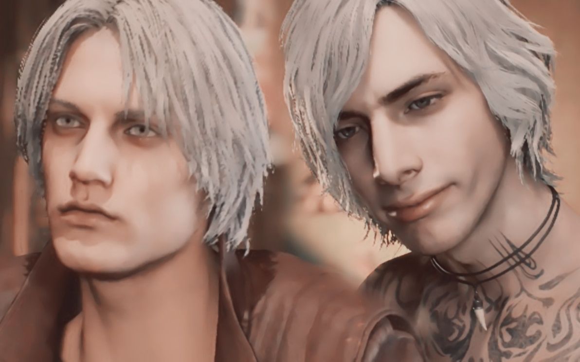 [图]【鬼泣5/DMC5】白发V x 维吉尔（Vergil）脸但丁 《I Heart U》