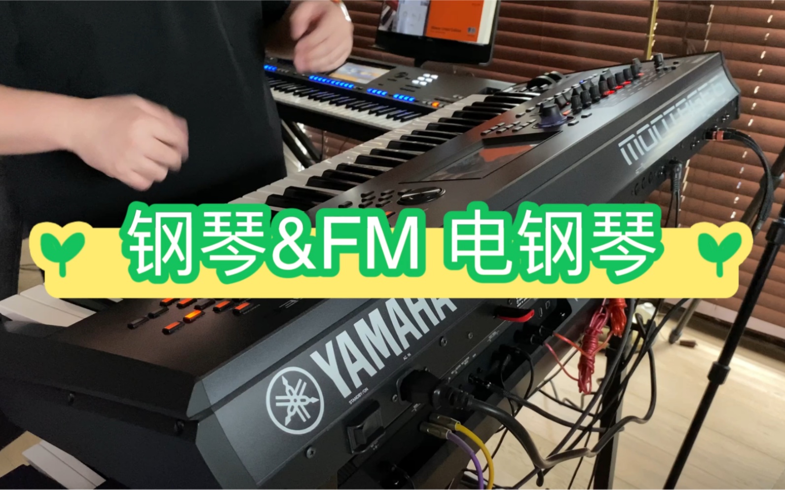 [图]蒙太奇 MONTAGE 钢琴/FM 电钢琴 简单上手，超级旋钮很厉害哦