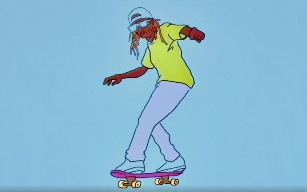 三骨木反顽童喜欢玩滑板的说唱歌手lilwayne发布了一首滑板动画mtvi