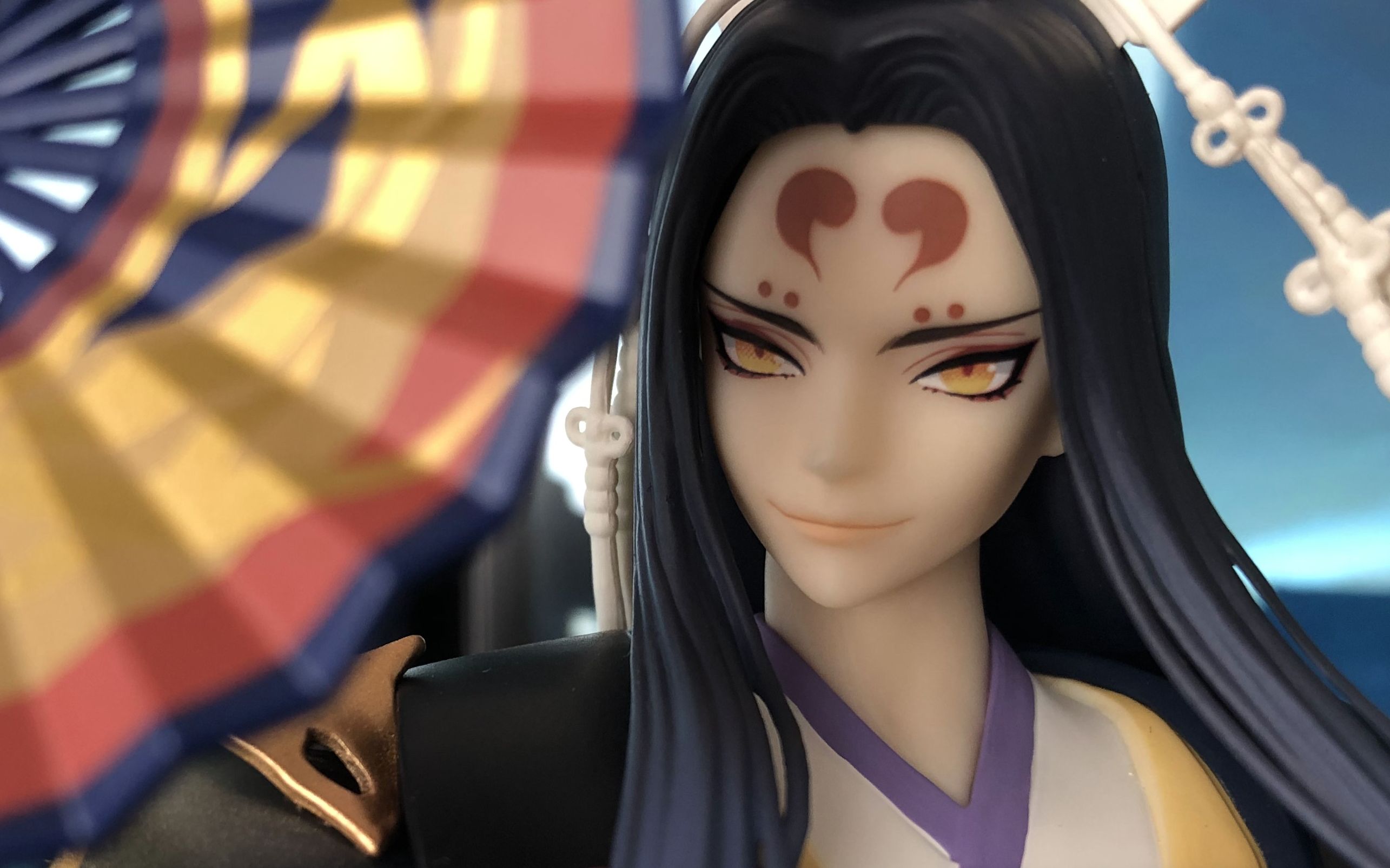 玉藻前手办实物欣赏面具下的颜值爆表啊