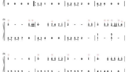 [图]钢琴简谱教学视频《我爱你中国》