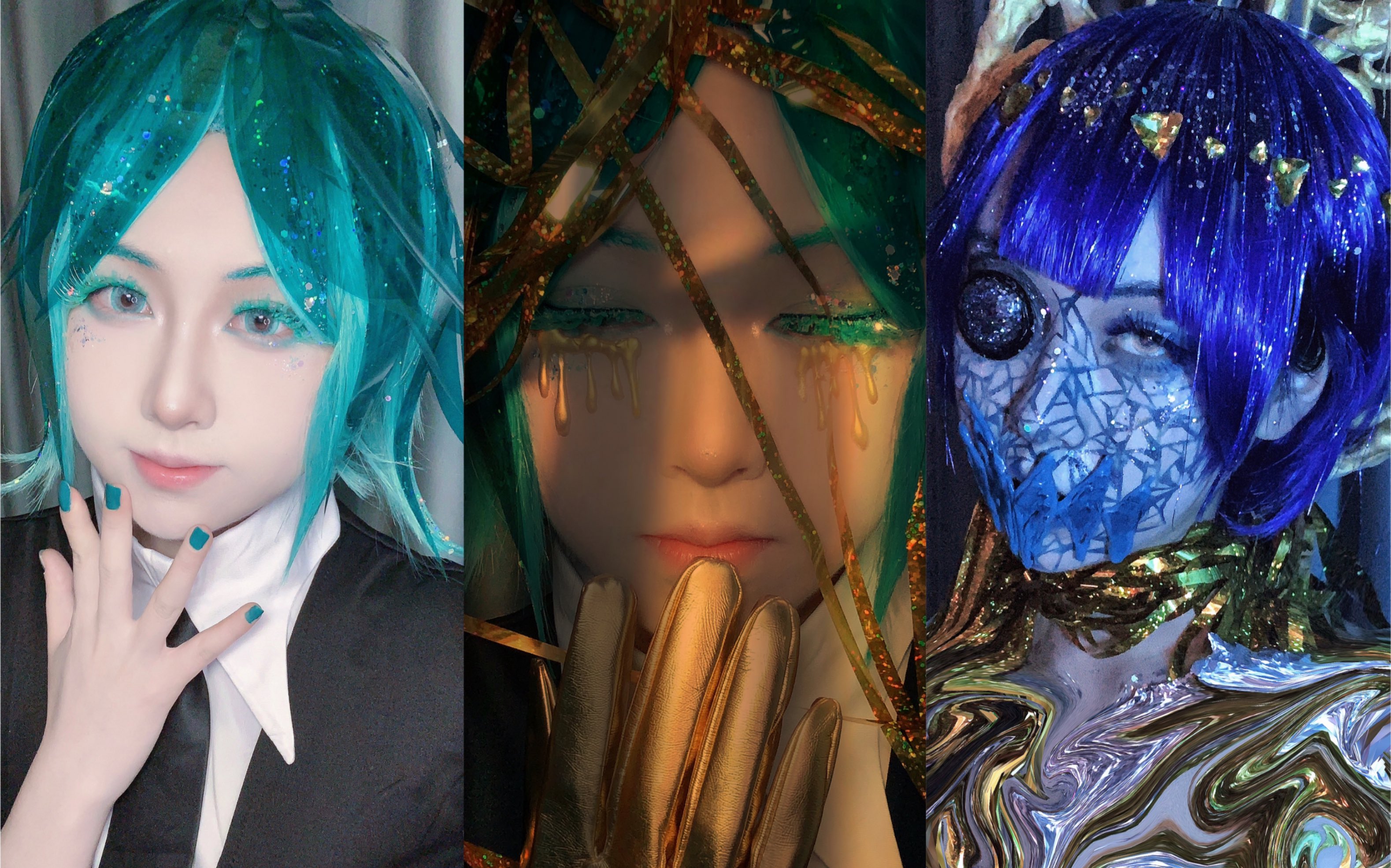 【水母zz】「忒修斯之船」|宝石之国cos|磷叶石|法斯|月球法斯