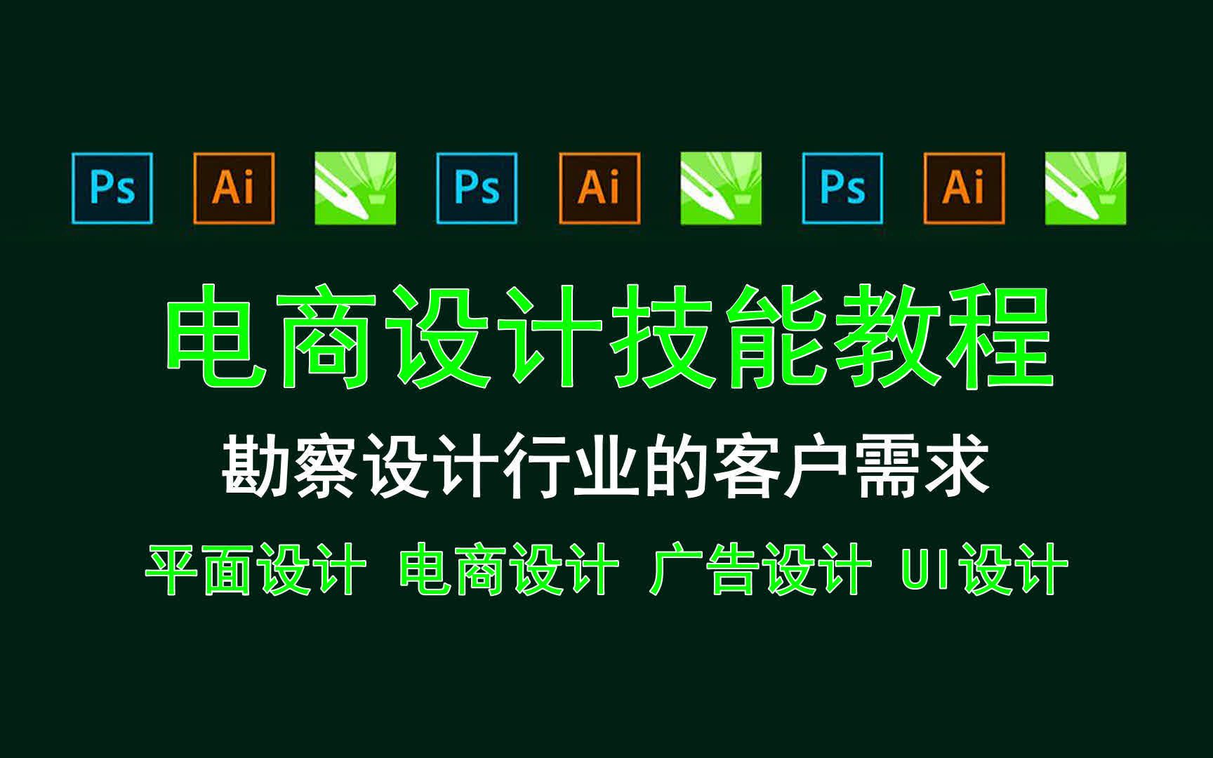 【电商设计技能教程】勘察设计行业的客户需求 创意设计文案分工哔哩哔哩bilibili