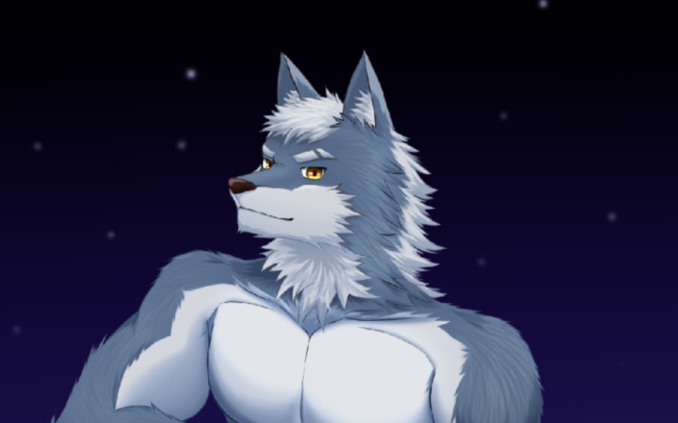 兽人——"今晚挺安静的啊"(就当进来听首歌嘎嘎)(试一下毛茸茸的画法