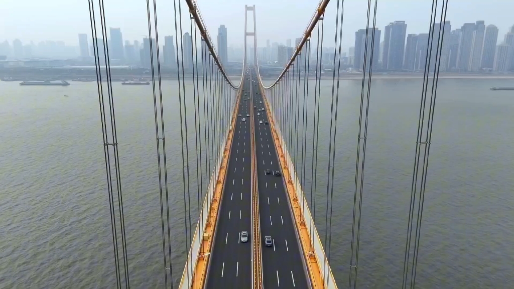 世界桥梁看中国,中国桥梁看武汉,杨泗港长江大桥,武汉第十座大桥,主跨