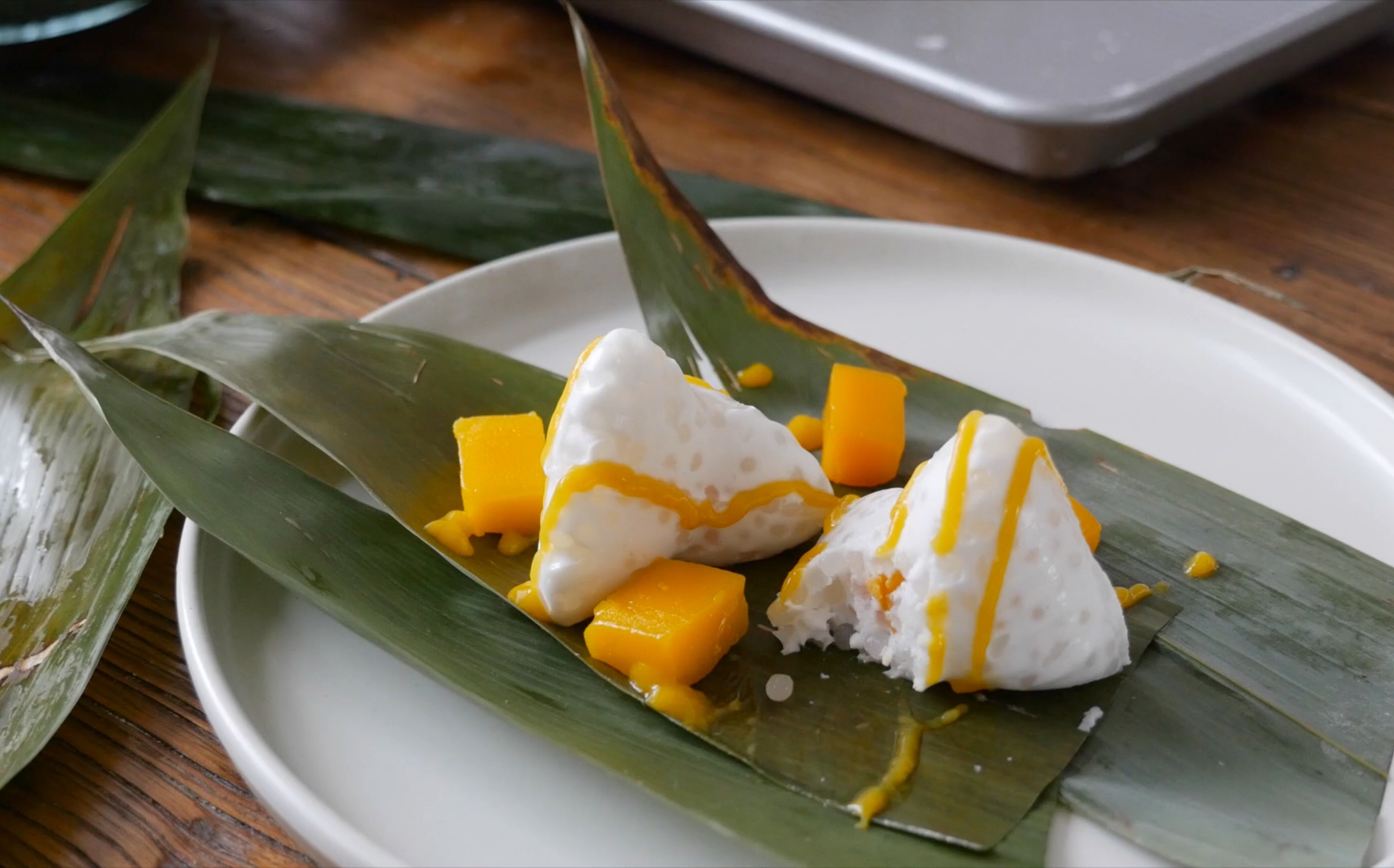 西米粽〕asmr传统粽子你们都知道怎么做了,那么我来脑洞大开一下