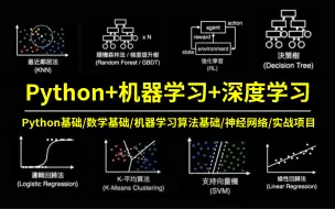 Télécharger la video: B站最全的（Python＋机器学习＋深度学习）系列课程了，入门巨简单学不会你打我！机器学习/深度学习/人工智能/python学习