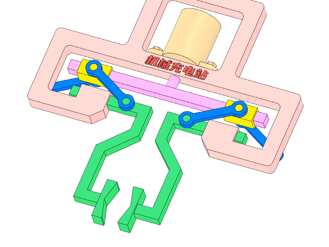 夹爪机构原理动画哔哩哔哩bilibili